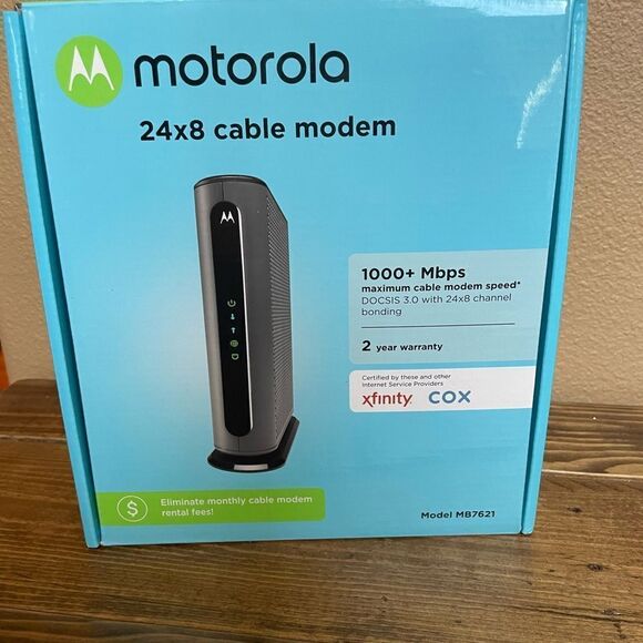 Motorola Cable Modem 24x8 MB7621 - Picture 8 of 11